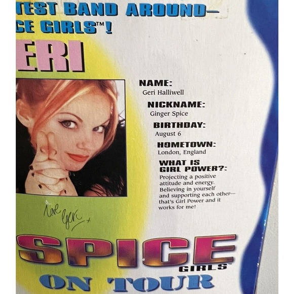 Spice Girl's On Tour Doll 12" Tall Ginger Spice Pop Artist Music Galoob 1998 NIB - Picture 5 of 9